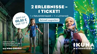2 experiences - 1 ticket. The combo ticket now for only €68.50. "This is going to be huge!"