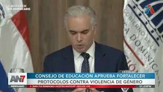 Escuelas dominicanas serán red de contención contra violencia de género