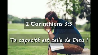 2 Corinthians 3:5 - Your capacity is God's! - VERSE OF THE DAY - Prophet Elisha Kouakou