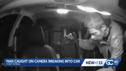 Dash cam captures vehicle burglary after Fort Myers resident forgets to lock car