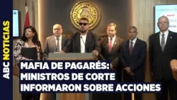 Comisión Permanente pide a ministros de la Corte celeridad para investigar la “mafia de los pagarés”