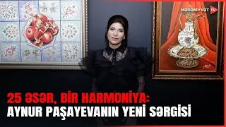 “İki dünyanın harmoniyası” sərgisi sənətsevərlərin ixtiyarına verilib