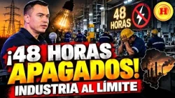 48 horas sin electricidad: El golpe mortal que paraliza la producción y el empleo en Ecuador