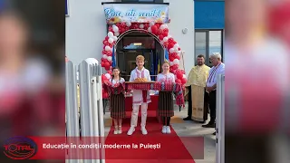 VIDEO//Educație în condiții moderne la Puiești