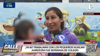 Auxiliar acusada de agresión es separada del colegio y ya no trabajará con los pequeños