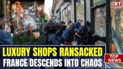 FRANCE'S STREET MAYHEM! Luxury Loot Sold Dirt Cheap As Protesters Clash With Police | World News