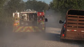Evacuation orders lifted after North Texas fire
