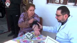 تمضي العيادة المتنقلة التابعة للمجلس الشعبي الكلداني السرياني الآشوريمن قريةٍ إلى أخرى