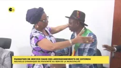Passation de service dans des arrondissements de Cotonou