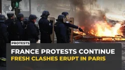 France protests: Fresh clashes in Paris as cities reel from widespread destruction