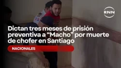 "Macho" gets three months of pretrial detention for death of driver in Santiago