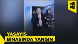 Lökbatanda yaşayış binasında yanğın olub