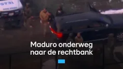 Zo gaat Maduro met helikopter naar de rechtbank | RTL Nieuws