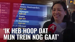 Ondanks staking toch toeristen op Centraal Station