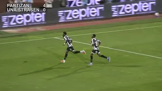 PARTIZAN - UNA ŠTRASEN 4-0