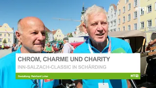 Vintage cars cruise through Schärding for the Inn-Salzach-Classic