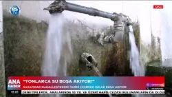 “Tonlarca su boşa akıyor”