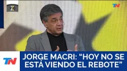 "Hoy no se está viendo el rebote" Jorge Macri, Jefe de Gobierno de la Ciudad de Buenos Aires.