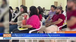 Desarrollan taller de implementación de gobernanza en Boquerón