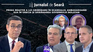 Jurnalul de seară. Prima reacție a lui Grindeanu în scandalul ambasadoarei SUA în Grecia