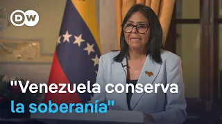 Delcy Rodríguez defends the oil deal with the U.S.