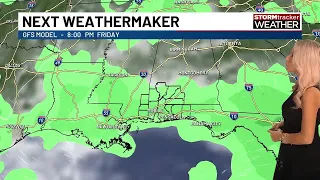Lots of moisture with scattered storms this Labor Day weekend