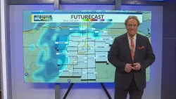 Scattered snow showers this afternoon