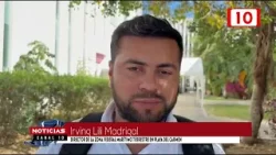 Refuerzan retiro de sargazo en Playa Constituyentes