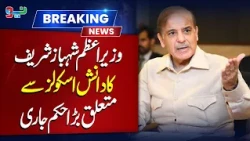 PM Shehbaz Sharif Issues Major Orders Regarding Daanish Schools | Breaking News | NEO News