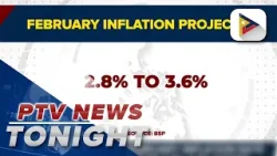 BSP projects February inflation rate to settle within 2.8%-3.6% range