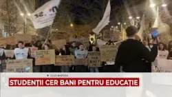 STUDENȚII CER BANI PENTRU EDUCAȚIE