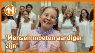 Maria (9) is finalist op het Junior Songfestival: dit is haar boodschap