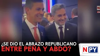 Did the Republican hug between Peña and Abdo actually happen?