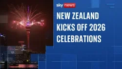 New Zealand welcomes 2026 with fireworks in Auckland