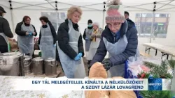 Egy tál melegétellel kínálta a nélkülözőket a Szent Lázár Lovagrend