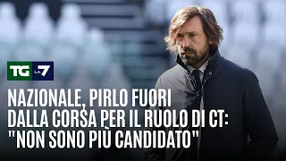 Nazionale, Pirlo fuori dalla corsa per il ruolo di Ct: "Non sono più candidato"