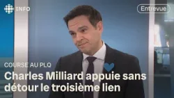 Course à la chefferie du PLQ: Charles Milliard favorable au troisième lien