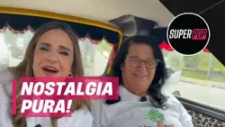 Relembrar é viver! Mãe de Dinho passeia na lendária Brasília Amarela dos Mamonas Assassinas