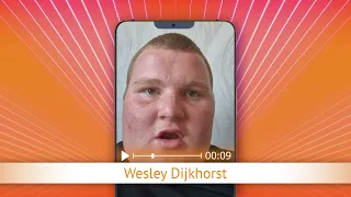 TV Oranje app video message - Wesley Dijkhorst