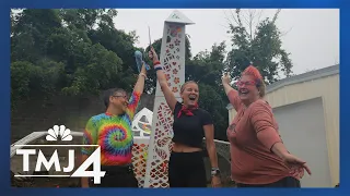 Building a giant origami crane for Burning Man