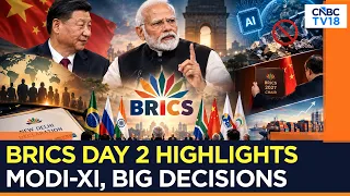 BRICS Summit Day 2 Highlights | Modi-Xi Meet, New Delhi Declaration, China Takes Chair | N18G