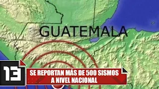 More than 500 earthquakes reported nationwide