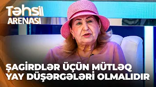 Təhsil Arenası - Şagirdlərə yay tətilində dərs oxumaq tövsiyə olunmalıdırmı?