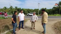 Alcalde Juan Carlos Aguilar inicia obra de pavimentación de calle en Benito Juárez