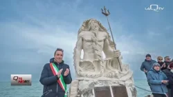 Martinsicuro (TE). Inaugurata la statua del Nettuno