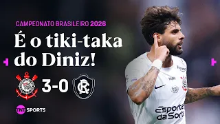 YURI ALBERTO CRAVA, KAIO CÉSAR JOGA MUITO E TIMÃO ATROPELA! CORINTHIANS 3X0 REMO