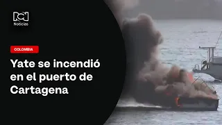 Emergency at the port of Cartagena due to a yacht on fire: here is what we know