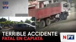 Terrible accidente fatal en Capiatá