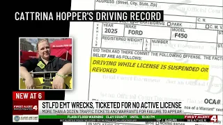 EMT ticketed for driving ambulance without an active driver’s license