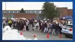 High schoolers in western Baltimore County walk out to protest ICE